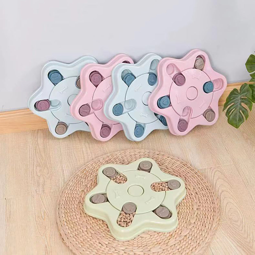 Interactive Dog Puzzle Feeder – Slow Treat Dispensing Training Toy