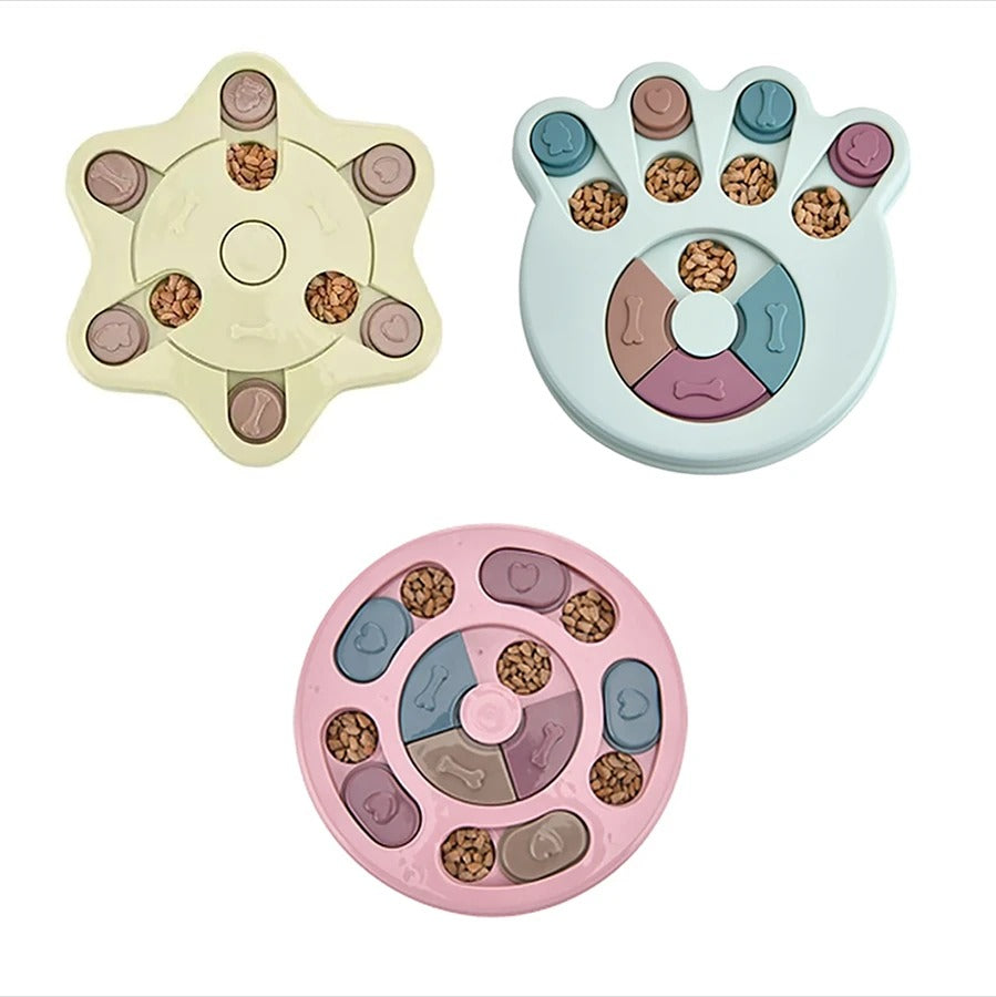 Interactive Dog Puzzle Feeder – Slow Treat Dispensing Training Toy