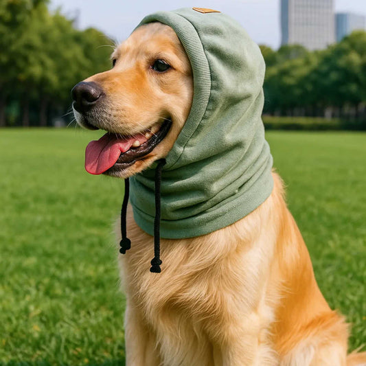 Doggy Noise-Blocking Earflap Hat – Warm & Calming Pet Winter Cap for Dogs
