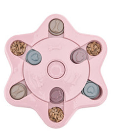 Interactive Dog Puzzle Feeder – Slow Treat Dispensing Training Toy