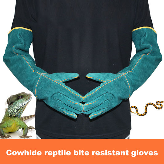 Pet Handling Protective Gloves – Anti-Bite Safety Gloves for Dogs, Cats & Reptiles