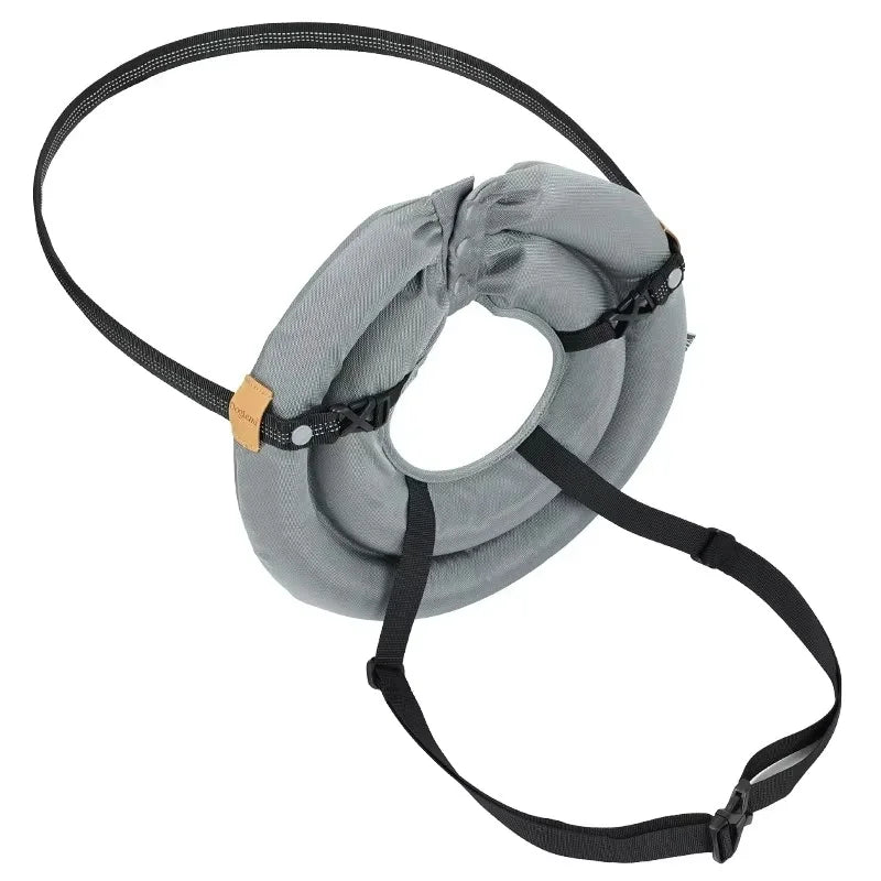 Adjustable Blind Pet Safety Halo Collar – Reflective Anti-Collision Harness for Dogs & Cats