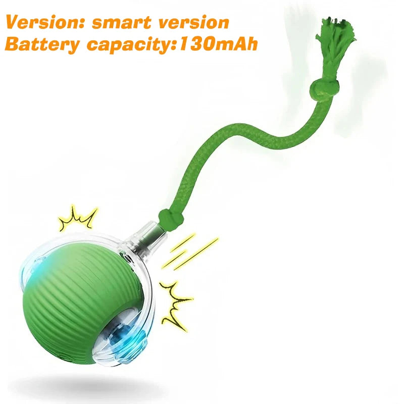 Smart Interactive Dog Ball – Automatic Rolling Rechargeable Toy for Active Dogs