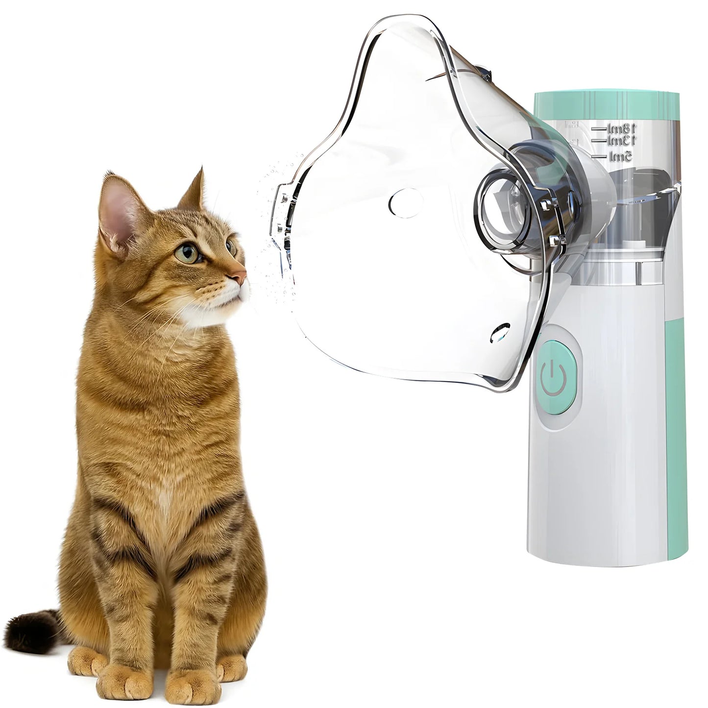 Pet Portable Nebulizer – Silent Inhaler for Cats & Dogs | Respiratory Relief