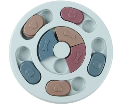 Interactive Dog Puzzle Feeder – Slow Treat Dispensing Training Toy